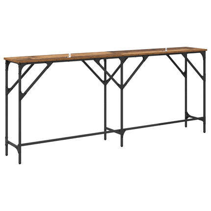 Konsolbord Gammalt trä 180 x 30 x 75 cm Konstruerat trä