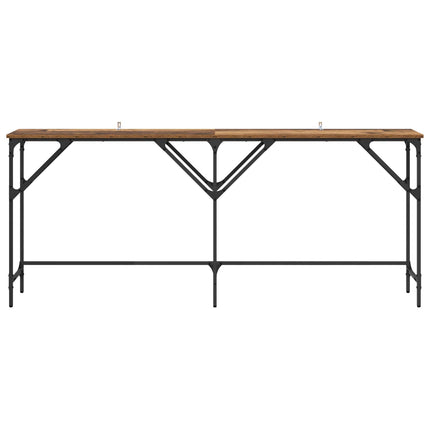 Konsolbord Gammalt trä 180 x 30 x 75 cm Konstruerat trä