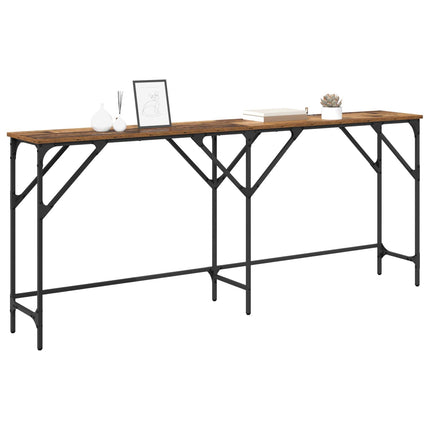 Konsolbord Gammalt trä 180 x 30 x 75 cm Konstruerat trä