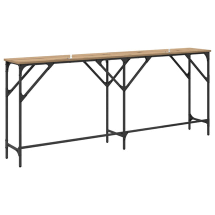 Konsolbord Artisan Ek 180 x 30 x 75 cm Konstruerat trä