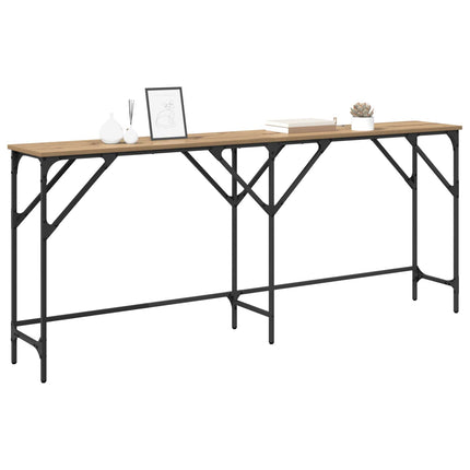 Konsolbord Artisan Ek 180 x 30 x 75 cm Konstruerat trä