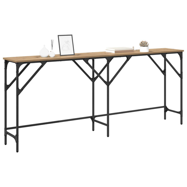 Konsolbord Artisan Ek 180 x 30 x 75 cm Konstruerat trä