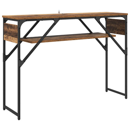 Konsolbord Gammalt trä 105x30x75cm Konstruerat trä