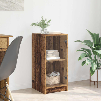 Sideboard Gammalt trä 35 x 37 x 76 cm Konstruerat trä