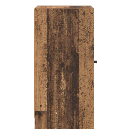 Sideboard Gammalt trä 35 x 37 x 76 cm Konstruerat trä