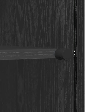 Sideboard Svart ek 35 x 37 x 76 cm Konstruerat trä