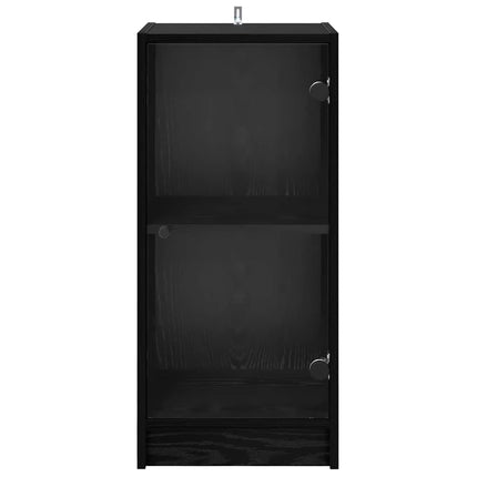 Sideboard Svart ek 35 x 37 x 76 cm Konstruerat trä