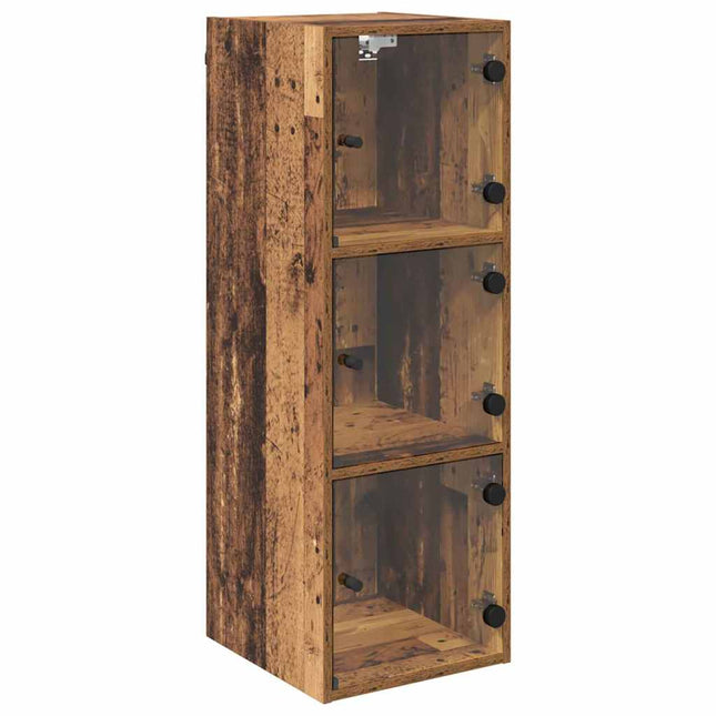 Väggskåp 35 x 37 x 102 cm Konstruerat trä Gammalt trä