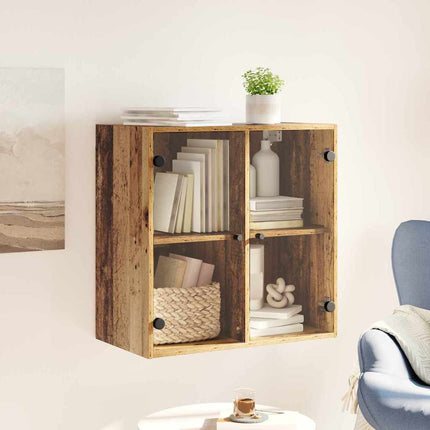 Väggskåp Gammalt trä 68 x 37 x 68,5 cm Konstruerat trä