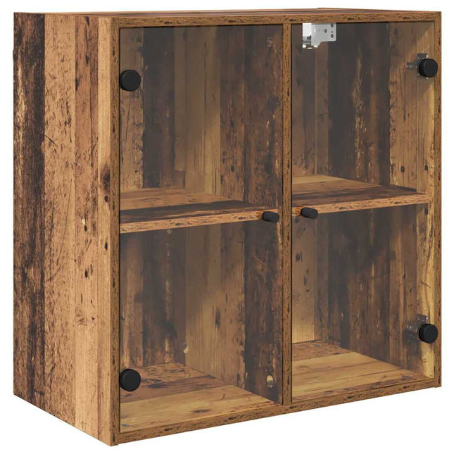 Väggskåp 68 x 37 x 68,5 cm Konstruerat trä Gammalt trä
