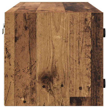 Väggskåp Gammalt trä 102 x 37 x 35 cm Konstruerat trä