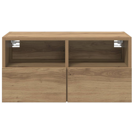 TV Vägghylla Artisan Ek 60 x 30 x 30 cm Konstruerat trä