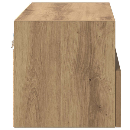 TV-väggskåp 2 pcs Artisan Ek 60 x 30 x 30 cm Konstruerat trä