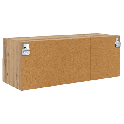 TV Vägghylla Artisan Ek 80 x 30 x 30 cm Konstruerat trä