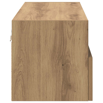 TV Vägghylla Artisan Ek 80 x 30 x 30 cm Konstruerat trä