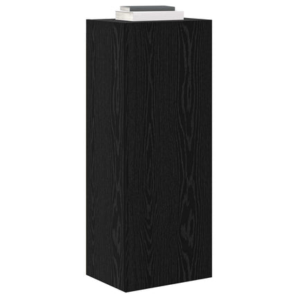 TV Vägghylla Svart Ek 40,5 x 30 x 102 cm Konstruerat trä