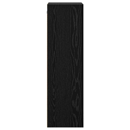 TV Vägghylla Svart Ek 40,5 x 30 x 102 cm Konstruerat trä