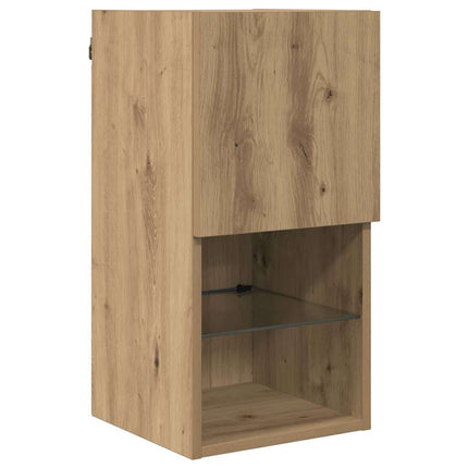 Väggmonterade TV-skåp 2 pcs Artisan Ek 30,5 x 30 x 60 cm