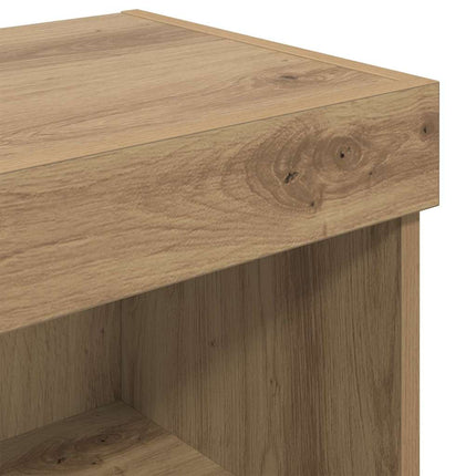 TV-bänkset 2 pcs Artisan Ek 60 x 30 x 30 cm Konstruerat trä