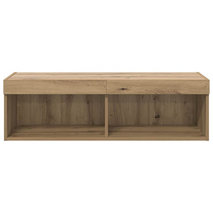 TV Vägghylla Artisan Ek 100 x 30 x 30 cm Konstruerat trä