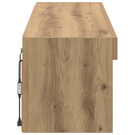 TV Vägghylla 100 x 30 x 30 cm Artisan Ek Konstruerat trä