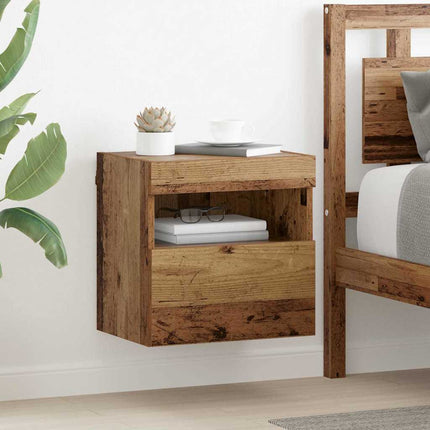 TV-väggskåp 2 pcs Gammalt trä 40 x 30 x 40 cm Konstruerat trä