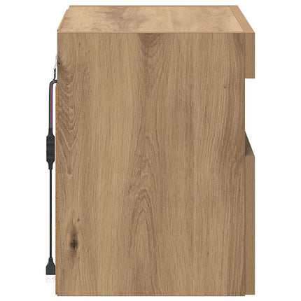 TV-väggskåp 2 pcs Artisan Ek 40 x 30 x 40 cm Konstruerat trä