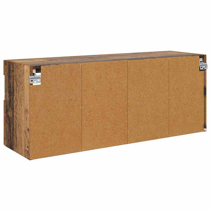 TV Vägghylla Gammalt trä 100 x 30 x 40 cm Konstruerat trä