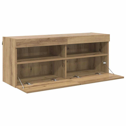 TV Vägghylla Artisan Ek 100 x 30 x 40 cm Konstruerat trä