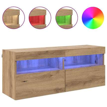 TV Vägghylla Artisan Ek 100 x 30 x 40 cm Konstruerat trä