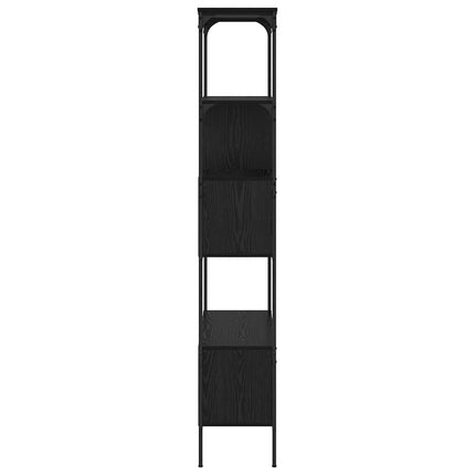 Bokhylla Svart Ek 76 x 33 x 188,5 cm Konstruerat trä