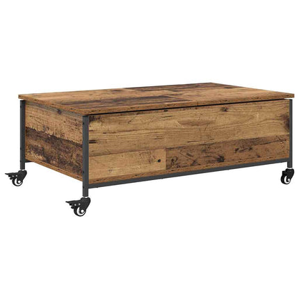 Kaffeebord Gammalt trä 91 x 55 x 32 cm Konstruerat trä