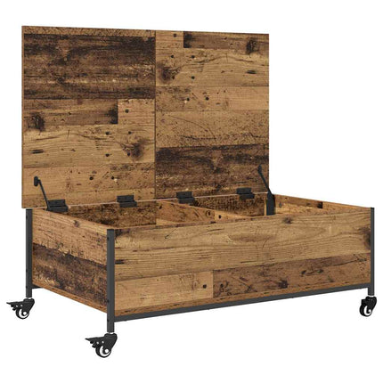 Kaffeebord Gammalt trä 91 x 55 x 32 cm Konstruerat trä