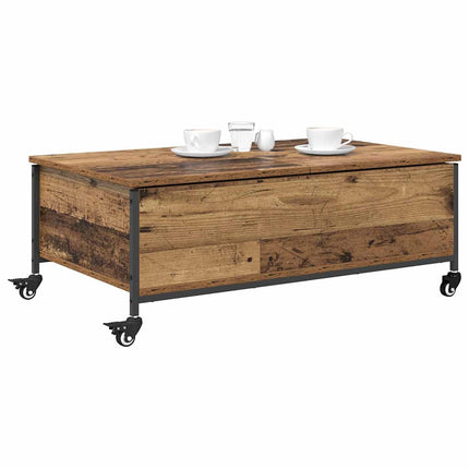 Kaffeebord Gammalt trä 91 x 55 x 32 cm Konstruerat trä