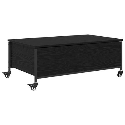 Kaffeebord Svart Ek 91 x 55 x 32 cm Konstruerat trä