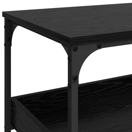 Köksvagn Svart Ek 60 x 41 x 80.5 cm Konstruerat trä