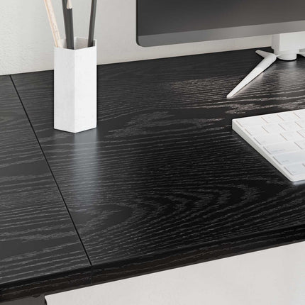 Skrivbord Svart Ek 120 x 50 x 75 cm Konstruerat trä