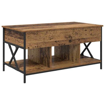 Kaffeebord Gammalt trä 100 x 55 x 48.5 cm Konstruerat trä
