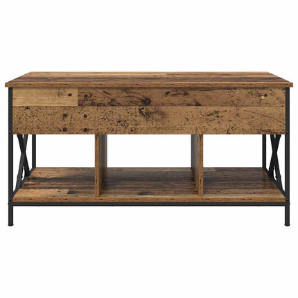 Kaffeebord Gammalt trä 100 x 55 x 48.5 cm Konstruerat trä