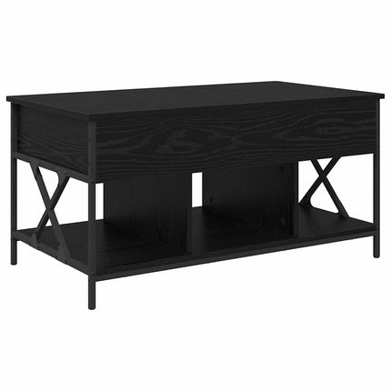 Kaffeebord Svart Ek 100 x 55 x 48.5 cm Konstruerat trä