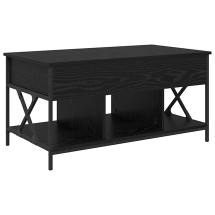 Kaffeebord Svart Ek 100 x 55 x 48.5 cm Konstruerat trä