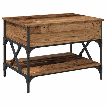 Kaffeebord Gammalt trä 70x50x50cm Konstruerat trä