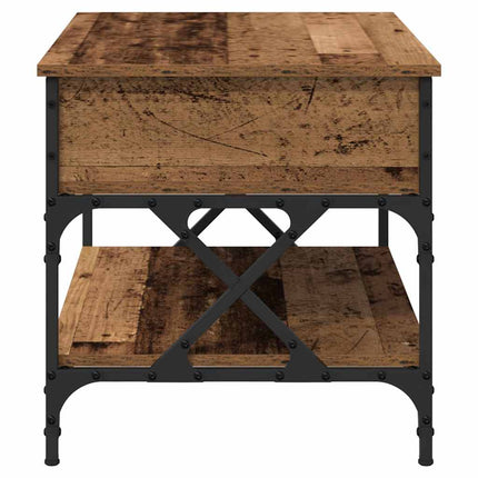 Kaffeebord Gammalt trä 70x50x50cm Konstruerat trä