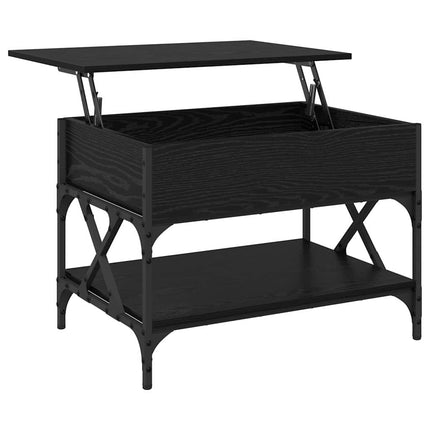 Kaffeebord Svart Ek 70x50x50cm Konstruerat trä