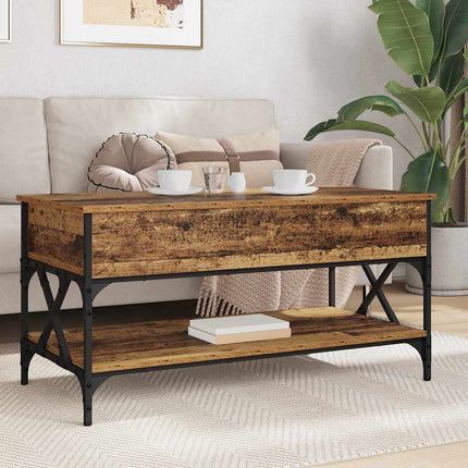 Kaffeebord Gammalt trä 100 x 50 x 50 cm Konstruerat trä