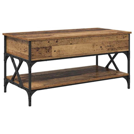 Kaffeebord Gammalt trä 100 x 50 x 50 cm Konstruerat trä