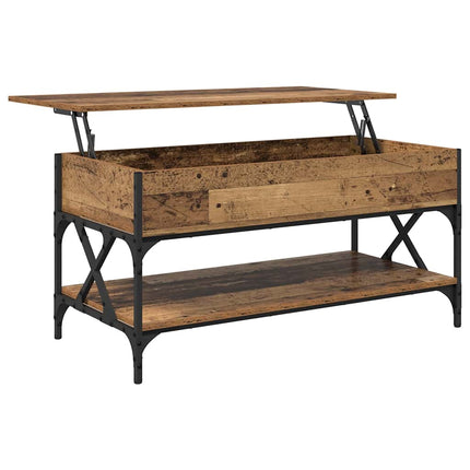 Kaffeebord Gammalt trä 100 x 50 x 50 cm Konstruerat trä