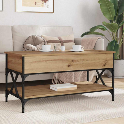 Kaffeebord Artisan Ek 100 x 50 x 50 cm Konstruerat trä