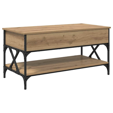 Kaffeebord Artisan Ek 100 x 50 x 50 cm Konstruerat trä