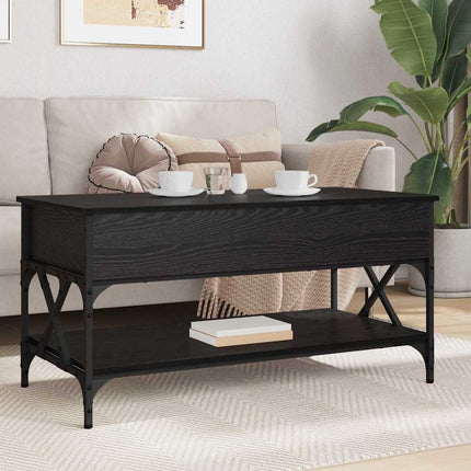 Kaffeebord Svart Ek 100 x 50 x 50 cm Konstruerat trä